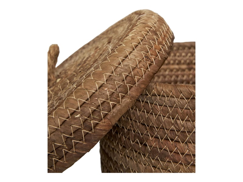  Set 2 cestini desio en foglie de banana naturali (mesures sl)  - Conforama E
