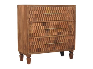 Commode 3 tiroir(s) ARTISAN FURNITURE coloris marron largeur 40 cm