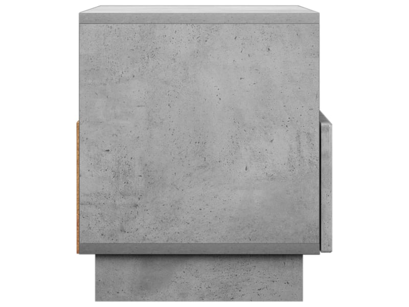  Meuble tv moderne, banc tv 60x34.5x40 cm gris béton bois d'ingénierie shl22551  - Conforama E