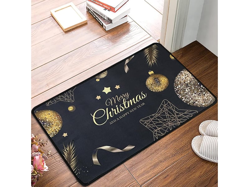  Tapis de bain antidérapant,40 x 60 cm,paillasson de noël,décoration de salle de bain de noël,tapis de décoration de noël,tapis salle bain,tapis imprim  - Conforama A