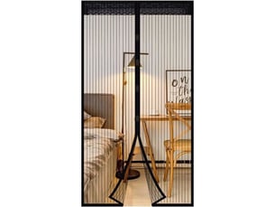 Rideau de porte magnétique rideau de porte moustiquaire  110x210cm
