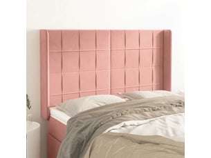 Tete de lit A poser largeur 147 cm rose