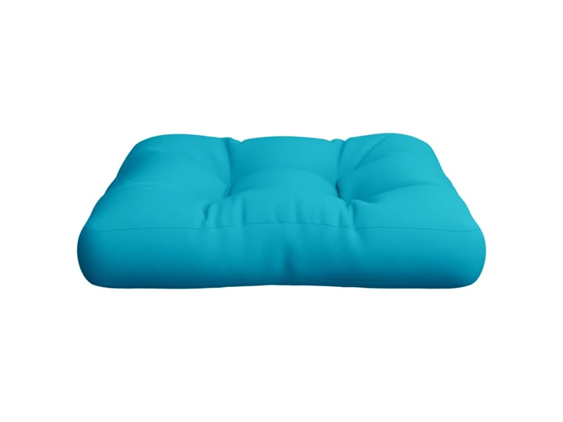  Coussin de palette, coussin de chaise, coussin de canapé turquoise 58x58x10 cm tissu oxford cf55478  - Conforama D