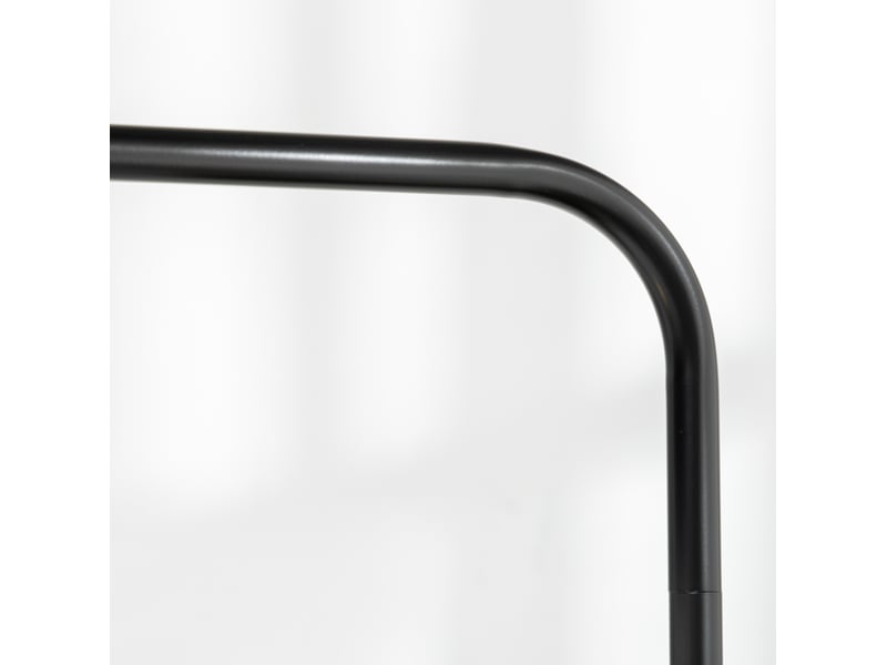  Lampadaire moderne 64x38x163,5 cm avec interrupteur au pied métal blanc et noir  - Conforama E