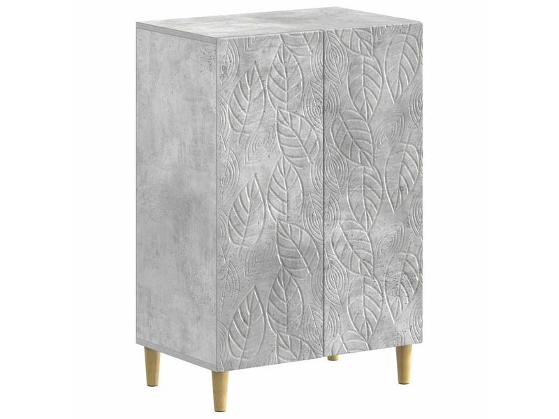  Meuble à chaussures, armoire à chaussures delft 59,5x39,5x90 cm gris béton  - Conforama A