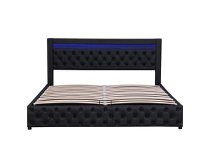 Lit coffre 180x200 cm BGSRYAO   coloris noir