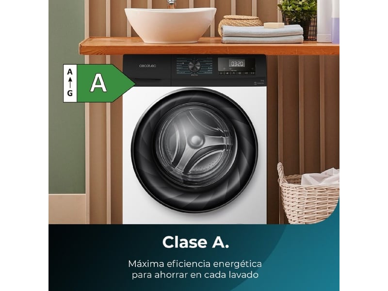 Machine à laver cecotec dresscode 12700 inverter a  - Conforama C