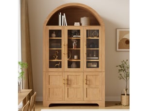 Buffet 6 porte(s) 0 tiroir(s) <strong>REDOM</strong> <strong></strong> - 110 cm coloris naturel