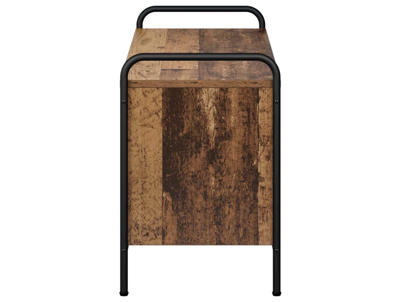  Meuble tv, banc tv 140x39,5x50 cm bois ancien bois d'ingénierie shl48698  - Conforama D