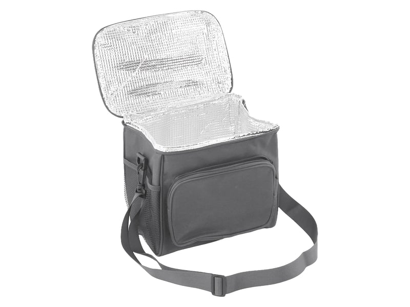  Sac à lunch portable isolé épais de grande capacité avec bandoulière en tissu oxford pour pique-nique et camp  - Conforama E