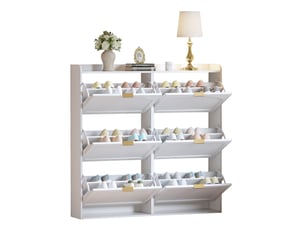 Meuble à chaussures 30 paire(s)     coloris blanc