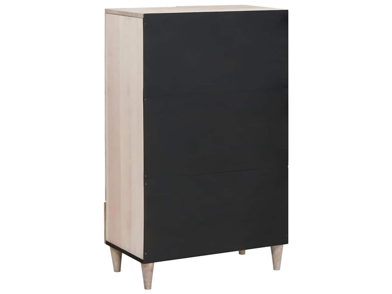  Haut armoire, meuble de rangement salon 60 x 33 x 100 cm bois de mangue massif shl8529  - Conforama E