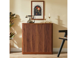 Buffet 2 porte(s) - 80 cm coloris marron