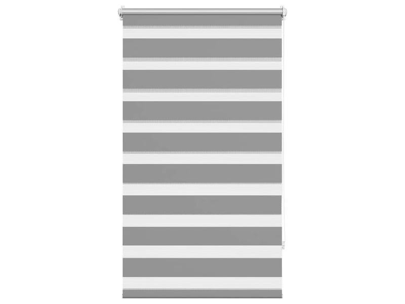  Store vénitien zébré, store de fenêtre 70,9 x 120 cm, largeur du tissu 66,7 cm, gris cf48234  - Conforama A