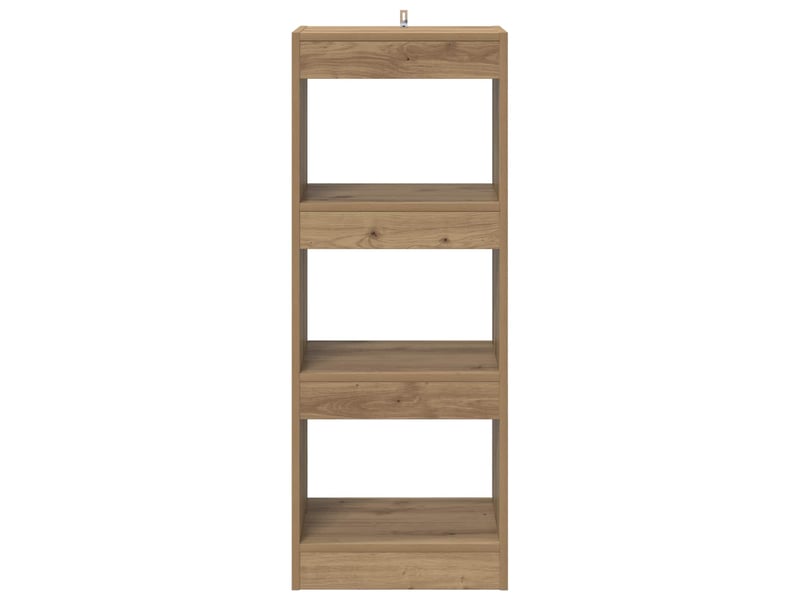 Bibliothèque 3 niveaux, armoire à livres 37 x 30 x 103 cm bois d'ingénierie - Conforama E