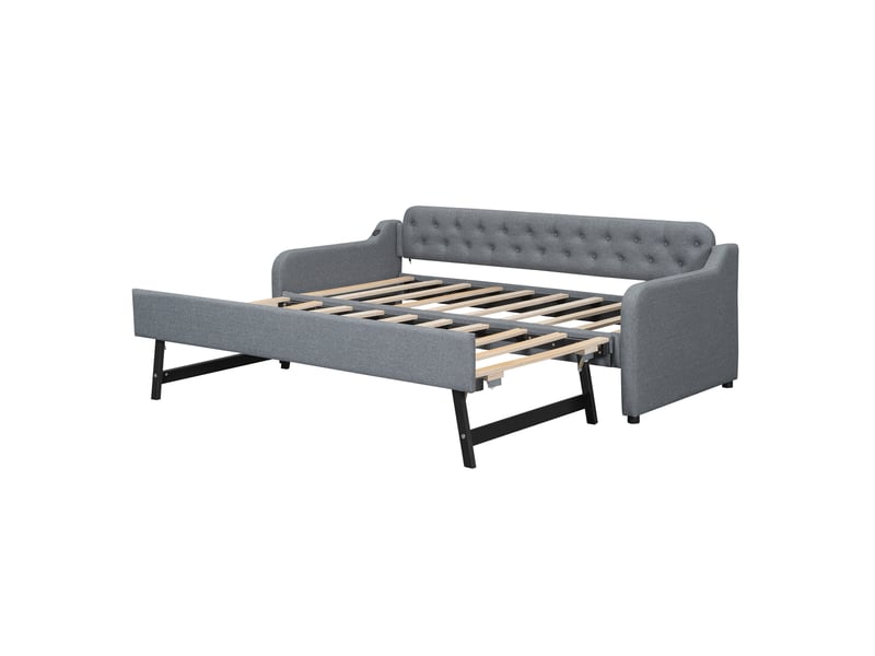  Lit double 140x200cm - lit enfant - rose - lumière led - multifonctionnel  - Conforama R