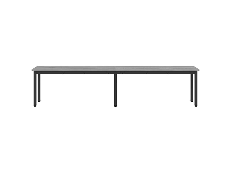  Banc d'entrée, banc d'intérieur gris sonoma 200x35x45 cm bois d'ingénierie  - Conforama E