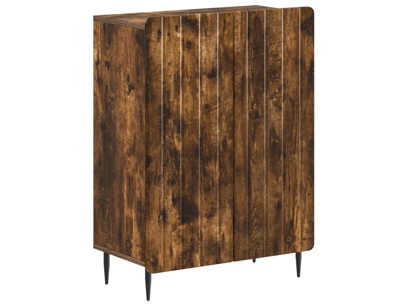 Ensemble de meuble de salle de bain 3 pièces zwolle chêne fumé cf63540 - Conforama C
