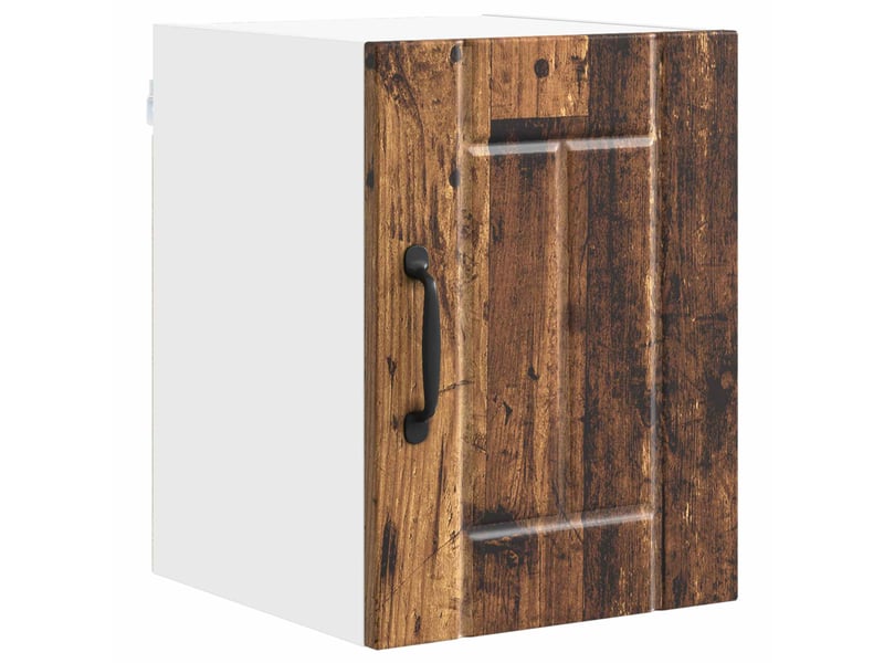  Meuble mural de cuisine | armoire de cuisine 2 pcs bois ancien bois d'ingénierie shl66  - Conforama D