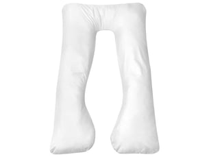 Coussin de grossesse, oreiller 90 x 145 cm blanc cf55254