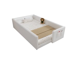 Lit 2 places 90x200 cm MODENUIT    coloris blanc