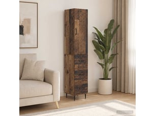 Armoire <strong></strong> <strong></strong> coloris bois clair largeur 33 cm