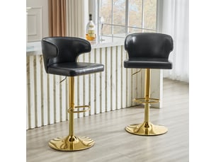 Banc  coloris noir <strong>CRAVDOM</strong> <strong></strong> - 49.7 cm