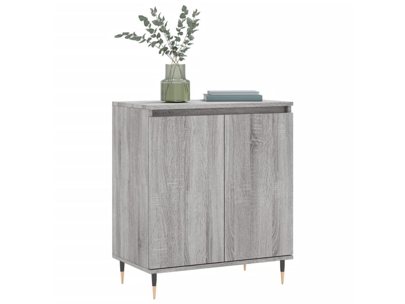  Buffet - bahut - meuble de rangement sonoma gris 60x35x70 cm bois d'ingénierie  - Conforama C