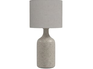 Lampe de table 22x22x45 cm en céramique beige chicfurn
