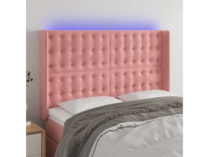 Tete de lit A poser largeur 147 cm rose