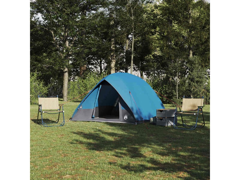 Tente de camping 2 personne bleu taffetas imperméable shl93620 - Conforama B