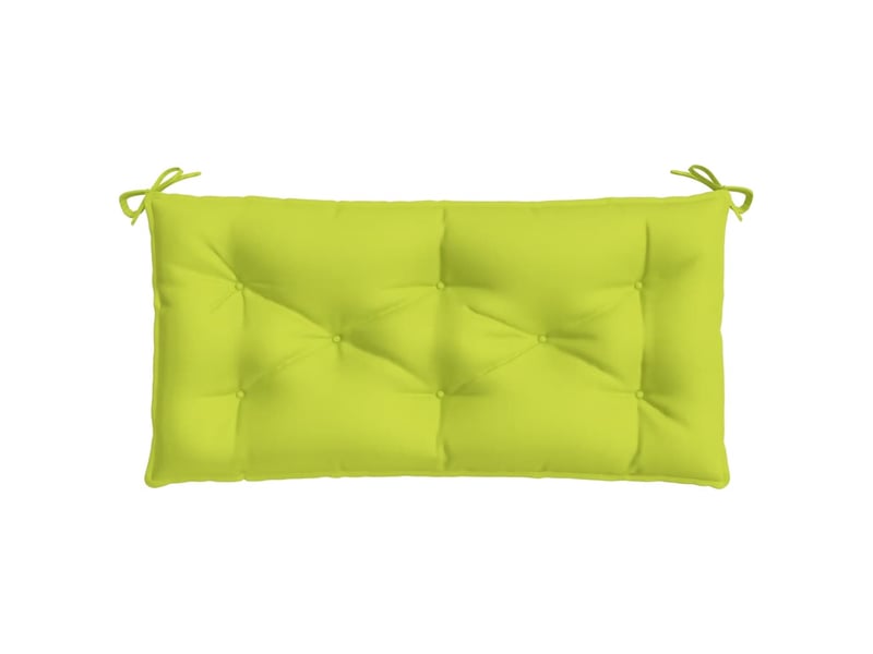  Lot de 2 coussins de banc de jardin, coussins d'assise vert vif tissu oxford cf58709  - Conforama E