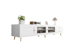 Meuble tv coloris blanc 170 cm HAUSS SPOLE