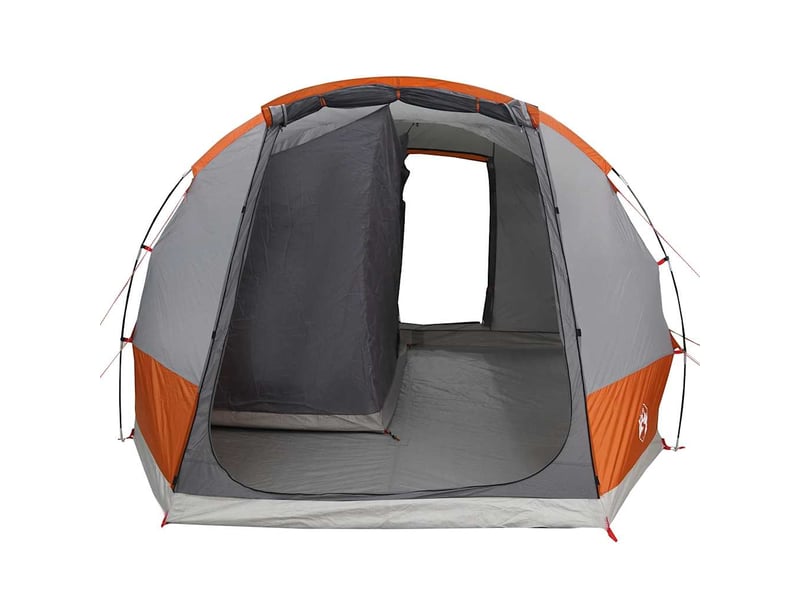 Tente voiture pour camping 2 personnes gris et orange imperméable shl91895 - Conforama E