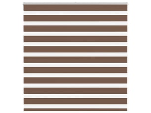Store zèbre, store de fenêtre marron 145x150cm largeur du tissu 140,9cm polyester cf48680