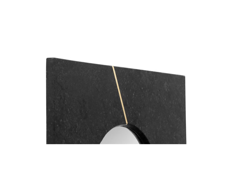  Miroir mural en marbre dexter 41cm noir  - Conforama B