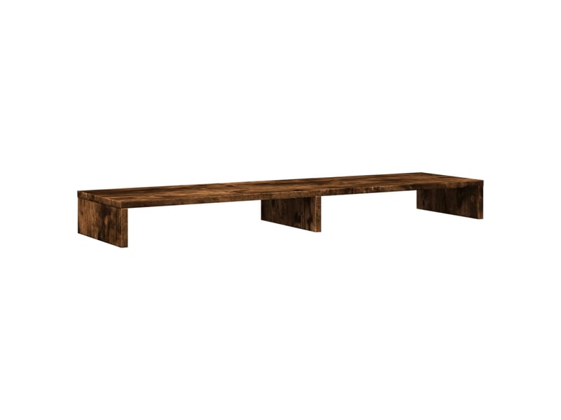  Support de moniteur table meuble bureau 100 x 27 x 10 cm bois d'ingénierie marron 02_0044832  - Conforama A
