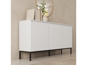 Buffet    <strong>DESIGN AMEUBLEMENT</strong> <strong>Logan</strong> - 150 cm coloris blanc 