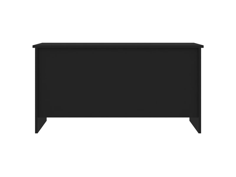  Table basse rectangulaire | table de salon noir 102x55,5x52,5 cm bois d'ingénierie  - Conforama D