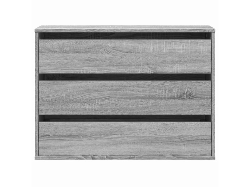  Commode chambre adulte, commode d'angle sonoma gris 80x41x58 cm bois d'ingénierie  - Conforama D