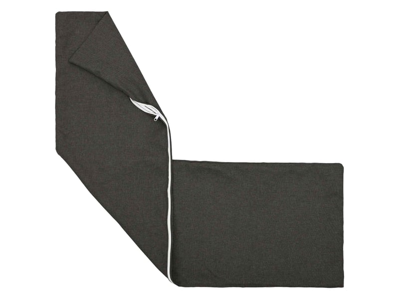  Lot de 2 coussins avec oreiller, coussins décoratifs heerlen gris foncé tissu cf50222  - Conforama C