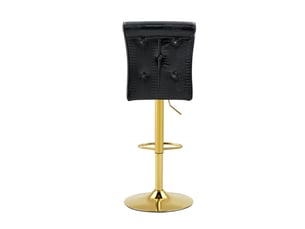 tabouret de bar assise réglable en hauteur  HAUSS SPOLE  - noir hauteur d'assise 64 cm vendu Par paire