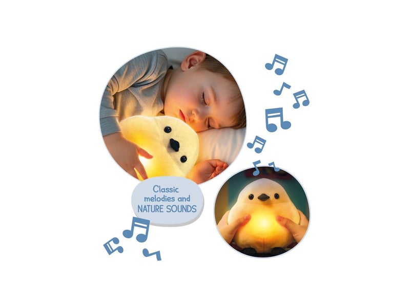  Veilleuse interactive peluche led fée des neiges 1 à 4 ans avec module amovible lavable LIS8008324117857 - Conforama C
