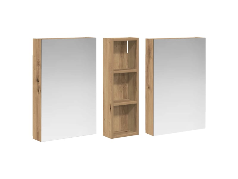  Ensemble de meubles de salle de bain 3 pcs 100x10.5x60.5 cm shl128  - Conforama E