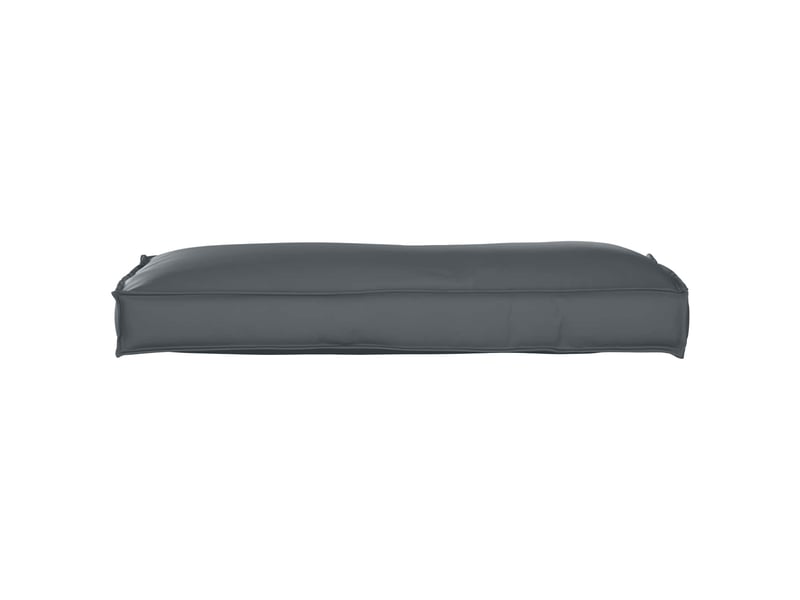  Coussin d'assise, coussin pour chaisecanapé tissu oxford anthracite 120 x 40 x 12 cm cf56638  - Conforama C