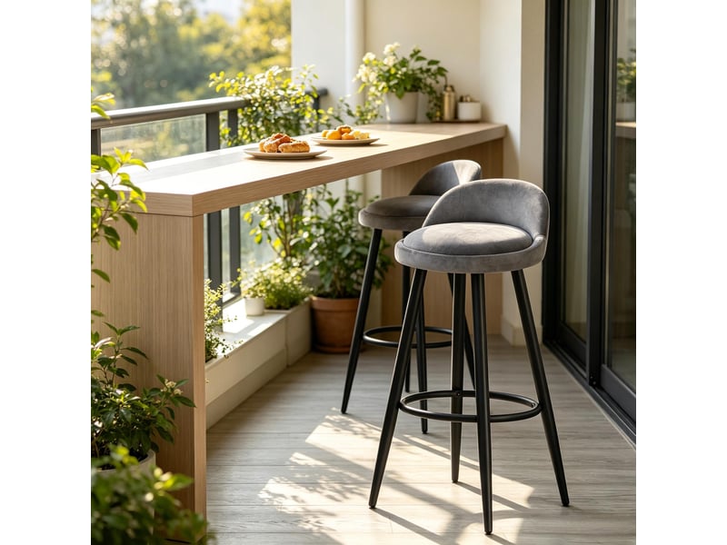  Tabouret de bar élégance 1 pièce, chaise moderne confortable, siège de table et salle à manger  - Conforama D
