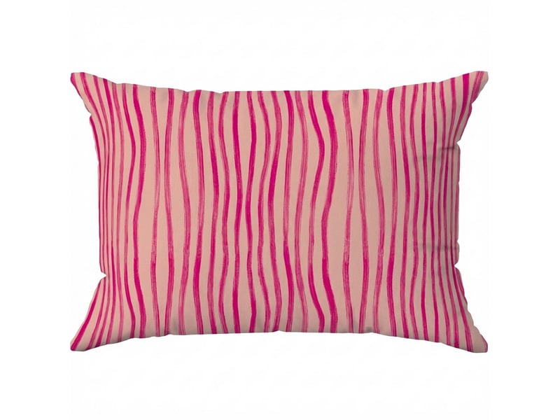  Lot 2 taies d'oreiller 50x70 cm percale de coton floral collage rose PD25547 - Conforama B
