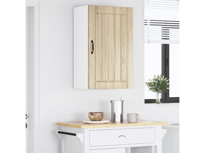  Meuble mural de cuisine, armoire de cuisine chêne sonoma 50x31x80cm shl8081  - Conforama D