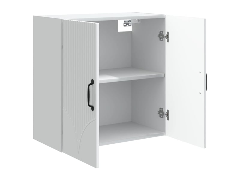  Armoire murale salon, meuble de rangement blanc 59 x 31 x 60 cm bois d'ingénierie shl3736  - Conforama C