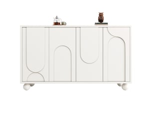 Buffet 2 porte(s)  0 tiroir(s)   - 35 cm coloris blanc 